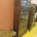 American Oak Bookcase, Globe Wernicke, 5 Stacks, Mission With Leaded Glass Doors