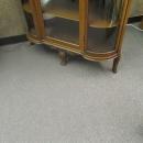 American Oak Corner China Cabinet