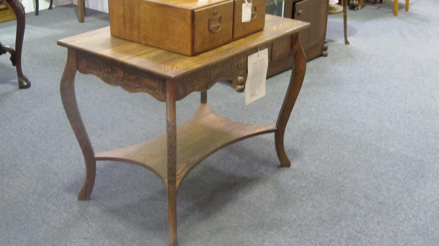 American Oak Library Table