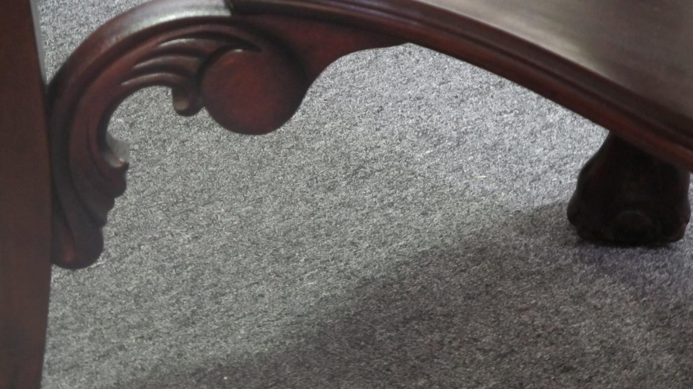 Library Table (Mahogany) With Lady's Heads