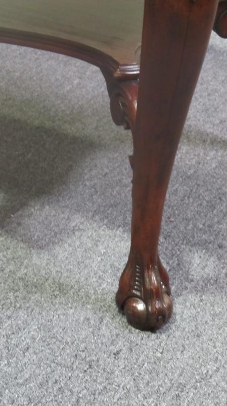 Library Table (Mahogany) With Lady's Heads