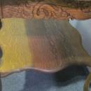 American Oak Square Parlor Table (Scalloped top)
