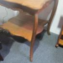 American Oak Square Parlor Table (Scalloped top)