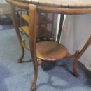 American Oak Parlor Table (Round with Gadrooning)