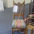 Oak Chairs, Set of 2, Upholstered Seats