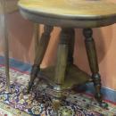 American Oak Parlor Table (Round, Small, Clawfeet)