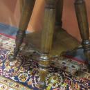 American Oak Parlor Table (Round, Small, Clawfeet)
