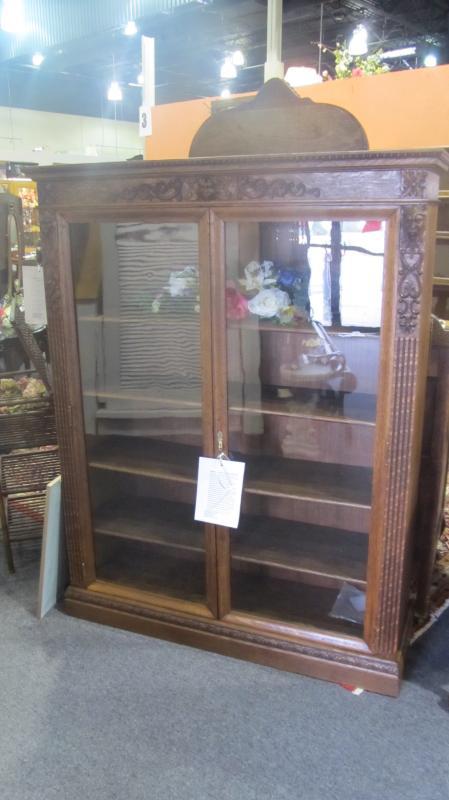 American Oak Bookcase (very fine, 2 door)