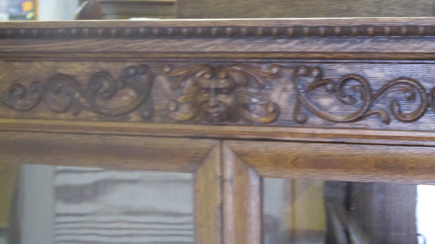 American Oak Bookcase (very fine, 2 door)