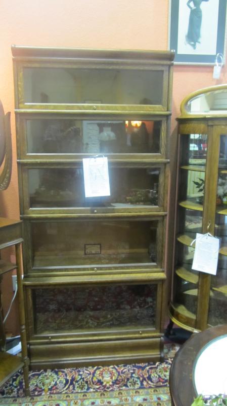 Globe Wernicke Stacking Bookcase, 5 stack graduated