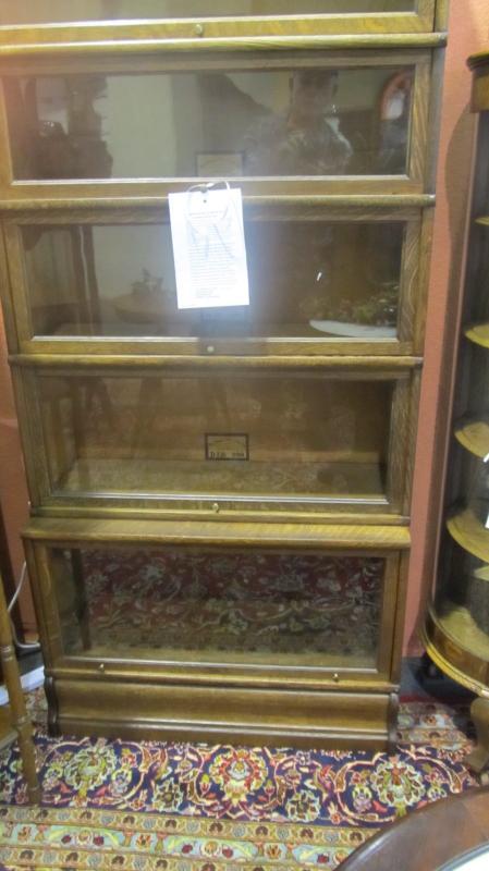 Globe Wernicke Stacking Bookcase, 5 stack graduated