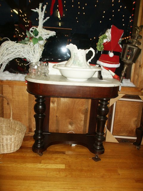marble top washstand