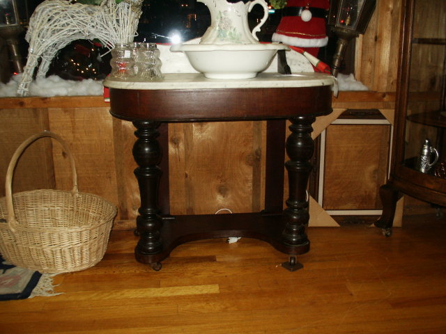 marble top washstand