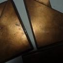 TIFFANY STUDIOS BRONZE ZODIAC PATTERN Blotter Ends (4)