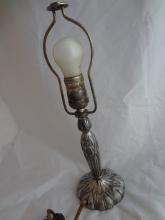 Antique Pairpoint Silver Plated Lamp Base