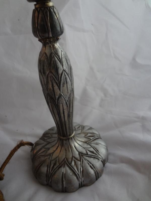 Antique Pairpoint Silver Plated Lamp Base