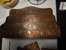 ANTIQUE Tiffany Studios Zodiac Large 3 TIERS Letter Holder 1030