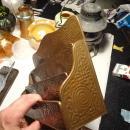 ANTIQUE Tiffany Studios Zodiac Large 3 TIERS Letter Holder 1030