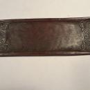 ANTIQUE Tiffany Studios Zodiac Pattern Bronze Deskset Pen Tray Signed