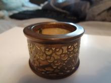 Tiffany Studios Favrile LCT Bronze Pen Wipe Grapevine Pine Needle Pattern Desk Set