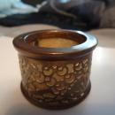 Tiffany Studios Favrile LCT Bronze Pen Wipe Grapevine Pine Needle Pattern Desk Set