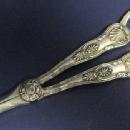 English Sterling Silver Grape Shears In The Kings Pattern