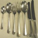 3 Prong Rattail Set. Sterling Silver
