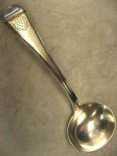 Antique English Old English Thread Pattern Gravy Ladle