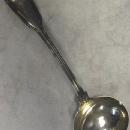 Antique English Fiddle Thread Pattern Gravy Ladle