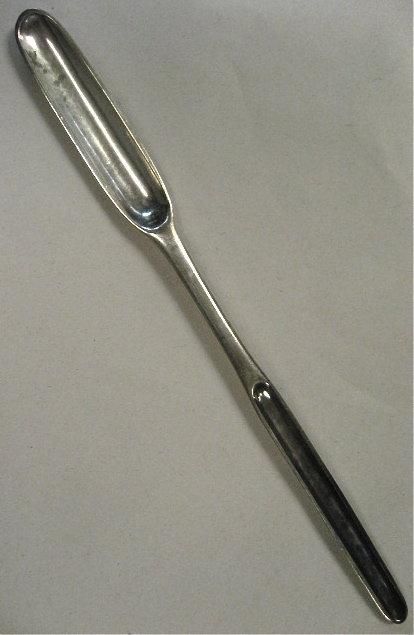 English, Sterling Silver Marrow Scoop - Georgian
