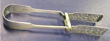 Fiddle Pattern Asparagus Tongs - Sterling Silver, Victorian