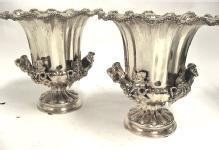 Pair Of Elkigton Champagne / Wine Buckets