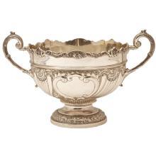 Sterling Silver, 2 Handled, Large Bowl. Antique English