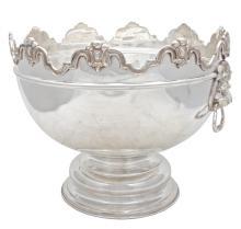 Very Large Monteith Bowl. Flowers/Wine/Punch/Centerpiece Bowl