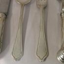 Large & Very Comprehensive Sterling Silver Flatware Set In An Early 18th Century Style.