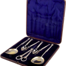 Boxed Antique English Dessert Serving Set