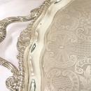 Antique English, Sterling Silver, Footed Tray.