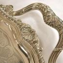 Antique English, Sterling Silver, Footed Tray.