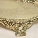 Antique English, Sterling Silver, Footed Tray.