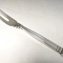 Georg Jensen Acorn Cold Meat Fork. Sterling Silver
