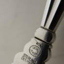 Georg Jensen Acorn Cold Meat Fork. Sterling Silver