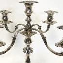 English Sterling Silver 5 Light Candelabra