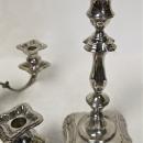 English Sterling Silver 5 Light Candelabra