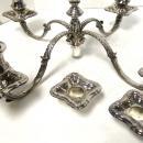 English Sterling Silver 5 Light Candelabra
