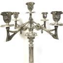 Pr. Of Jugendstil German Silver Candelabra