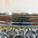 George III, Sterling Silver Erpergne With Crystal Inserts