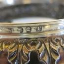 George III, Sterling Silver Erpergne With Crystal Inserts