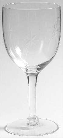 Set of 4 Crystal Water Goblets
