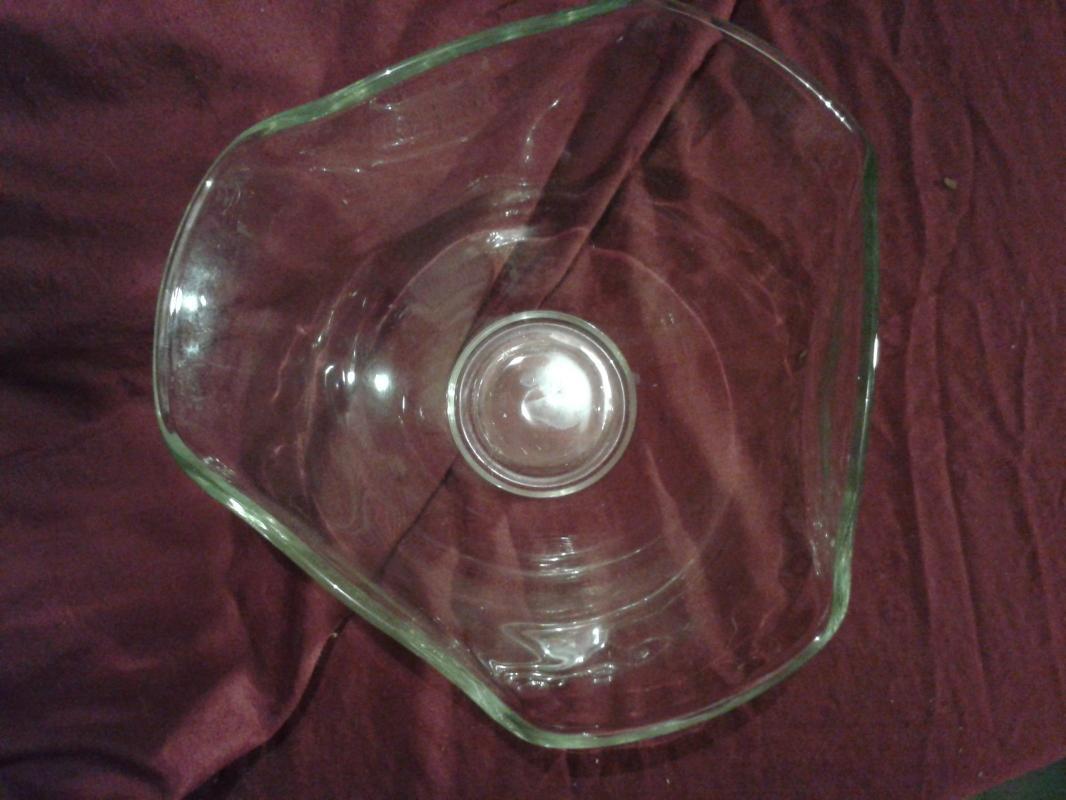 Stylish 1960's Glass Bowl