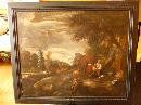 EARLY 18TH. CENT.OIL ON CANVAS OF ITALIAN PASTORAL SCENE